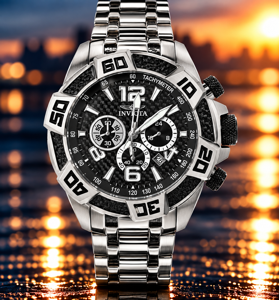Invicta Pro Diver SCUBA 51015 men's chronograph watch, 50mm