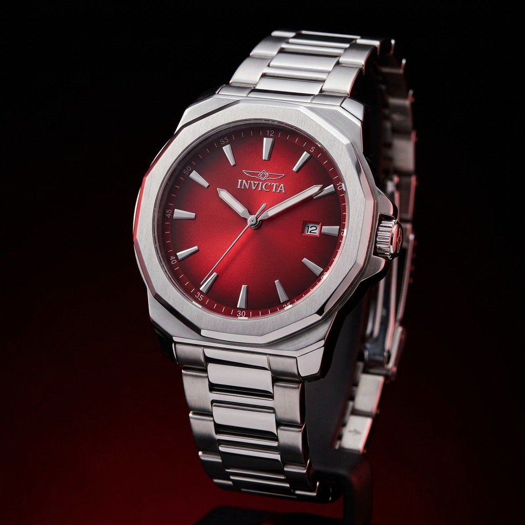 Invicta Speedway Men's Watch Model #50980 – Sunburst Red Dial
