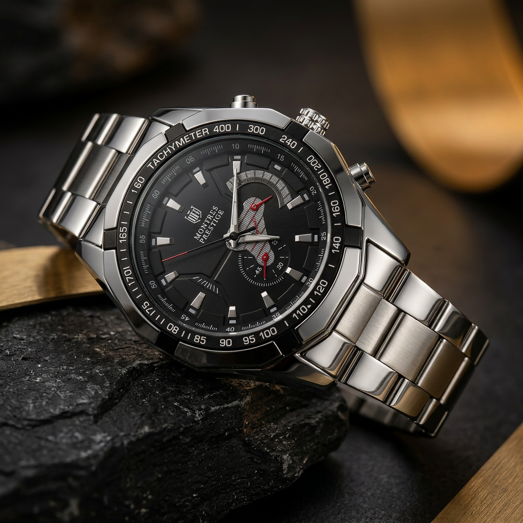 Montres Prestige MPW-0098 Tachymeter Chronograph Watch