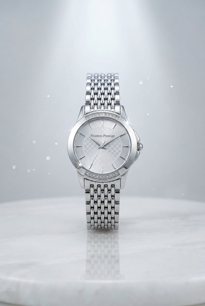 Montres Prestige by Invicta Women's MPW-0217 27mm Silver Quartz Watch